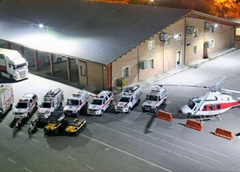 آماده باش نیروهای امدادی‌ هلال‌ احمر در پی هشدار نارنجی هواشناسی