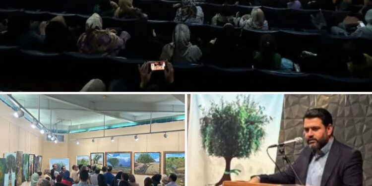 نمایشگاه نقاشی «کُنار، درخت زندگی» در دزفول گشایش یافت.