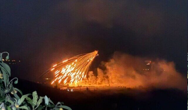 حملات فسفری صهیونیست‌ها به جنوب لبنان