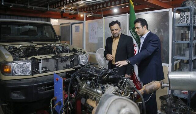 رونمایی از موتور ۶ سیلندر خورجینی با کاربرد در صنعت خودروسازی با حضور معاون رئیس‌جمهور