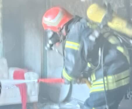 مهار حریق منزل مسکونی در شوش