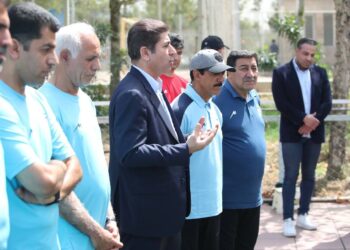 حضور دبیرکل فدراسیون فوتبال در اردوی تیم نوجوانان