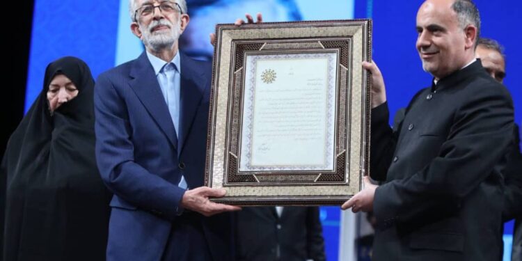 آیین نکوداشت مقام علمی و ادبی غلامعلی حدادعادل در تالار وحدت برگزار شد