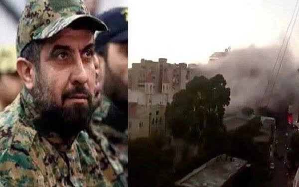 پیکر شهید فواد شکر از زیر آوار خارج شد