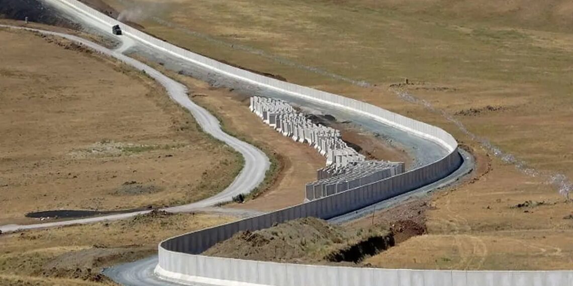 دیوار مرزی از این ۵ استان می‌گذرد