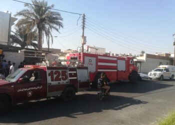 مهرحریق منزل مسکونی با تلاش آتش نشانان