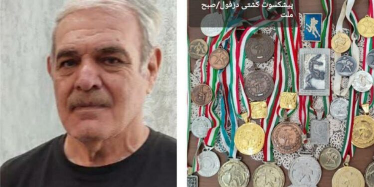 مصطفی کبابی پیشکسوت کشتی دزفول با کوله باری سنگین از تلاش ها و افتخارات