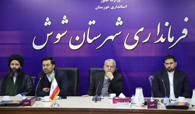 در جلسه شورای اداری شهرستان صورت گرفت بررسی مسائل مرتبط ‌به حوزه فرهنگ شوش با حضور صالحی امیری