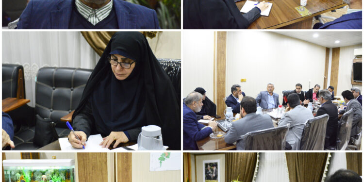 برگزاری جلسه بررسی مشکلات حوزه آبفا شهرستان هندیجان با حضور دکتر حیات مقدم نماینده شریف مردم هندیجان در مجلس شورای اسلامی