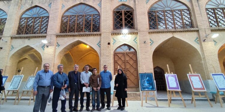 مراسم کتابت و احادیث ماه مبارک رمضان در دزفول برگزار شد