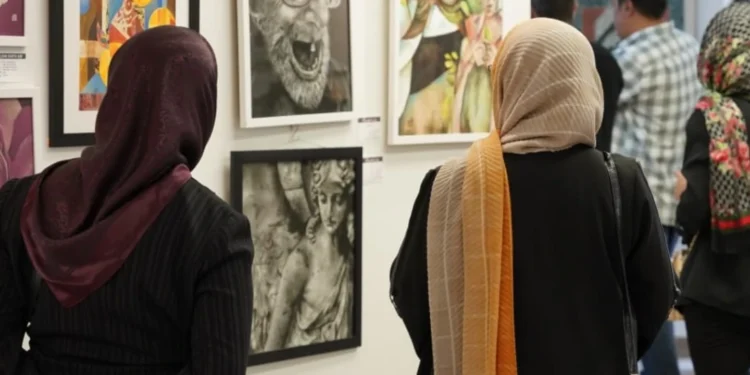 افتتاحیه نمایشگاه روز زمین پاک در موزه ملی موسیقی ایران