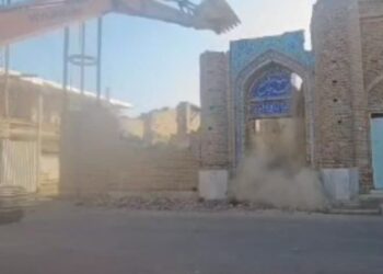 تخریب مسجد تاریخی جامع شهر حر بدون اخذ استعلام از ادارات متولی