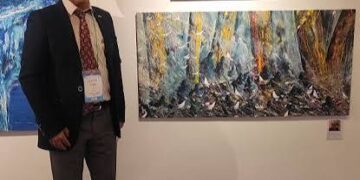 هنرمند دزفولی مسول  رویداد هنری و بین المللی اندونزی شد