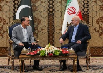 در دیدار عاصم منیر قالیباف: از حقوق ملت و کشورمان عدول نمی‌کنیم