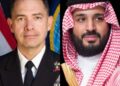 دیدار محمد بن سلمان با فرمانده سنتکام