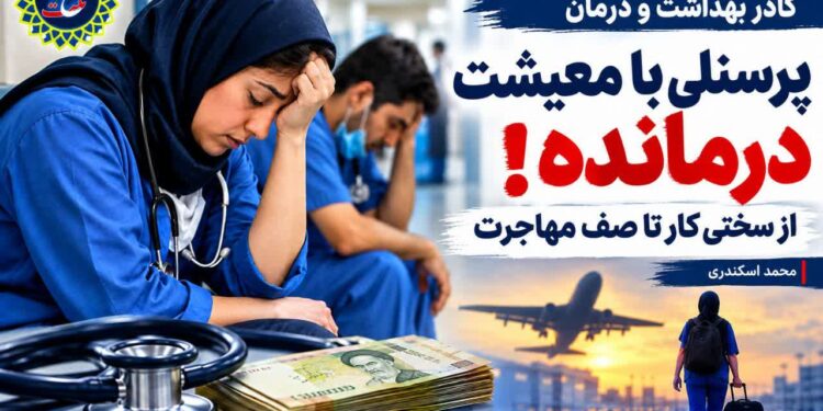 پرسنلی با معیشت درمانده ؛ از سختی کار تا صف مهاجرت: